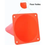 Bottom holes of training cones