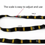 Heavy duty 3.7cm nylon strap with numbers and steel buckle
