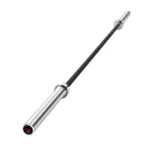 GravoMax 20kg Hercules powerlifting barbell with black chrome finish