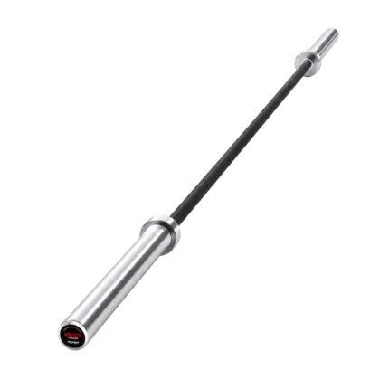 GravoMax 20kg Hercules powerlifting barbell with black chrome finish