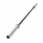 GravoMax 20kg Hercules powerlifting barbell with black chrome finish