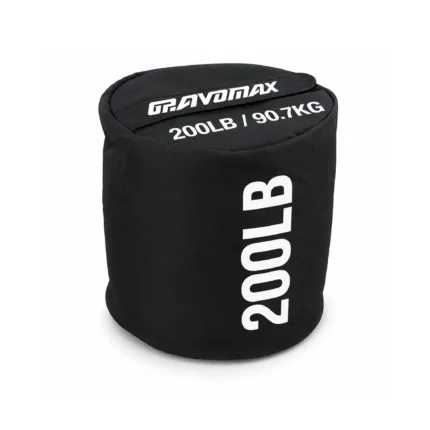GravoMax 200LB strongman sandbag in black unfilled
