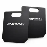 GravoMax 2.5kg tactical weight vest plates pair in black steel