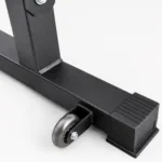 Transport wheels and triangle support frame on 900kg flat bench