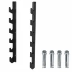 GravoMax 6-bar capacity horizontal storage rack brackets with heavy-duty expansion bolts