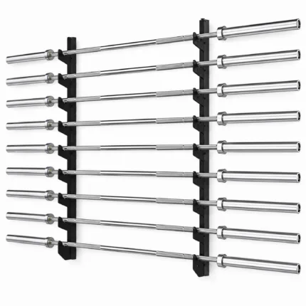 GravoMax horizontal wall-mounted barbell rack