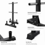 Barbell and plates storage item details