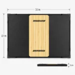 Dimensions of GravoMax freestanding deadlift platform showing 3.1m length, 2.1m width, and 3cm
