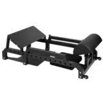 GravoMax heavy duty hip thrust machine with semi-circular back pad and diamond tread footplate