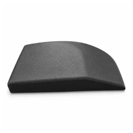 Top view of GravoMax 15cm interlocking rubber gym mat corner piece with 20mm thickness
