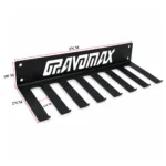 Size chart for long wall mount gym hanger displaying 57cm width and 10cm height