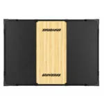 GravoMax standalone deadlift and weightlifting platform with solid wood center and rubber drop zones