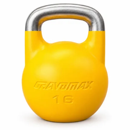 16kg Yellow Competition Kettlebell for Strength Training