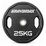 25kg Premium Dual Grip Olympic Plate Black