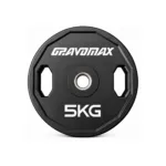 5kg Premium Dual Grip Olympic Plate Black