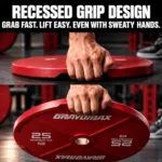 Recessed Grip of POWERLIFTING Plates