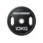 10kg Premium Dual Grip Olympic Plate Black